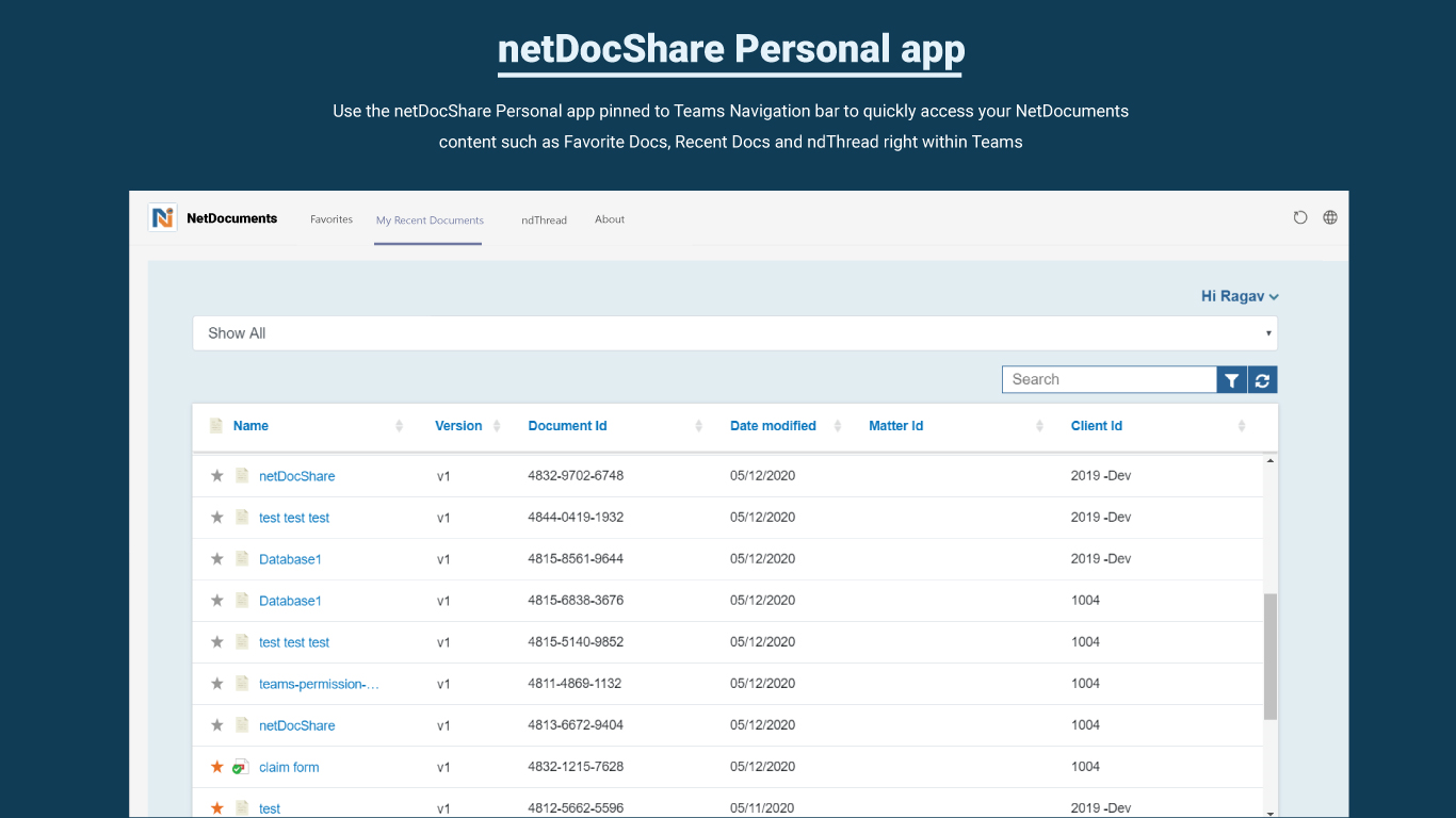 netDocShare - StandardView