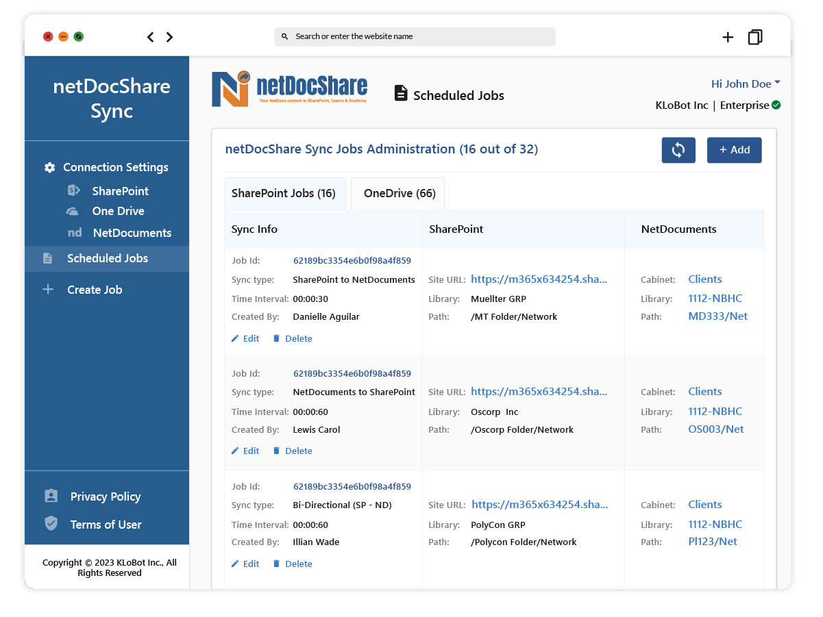 netDocShare-Sync