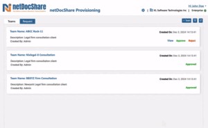 netDocShare Provisioning - Client Extranet portal in Microsoft 365 SharePoint Online