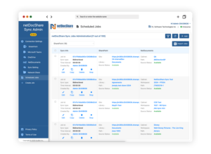 netDocShare Sync app Mockup