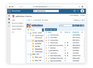netDocShare Tree View