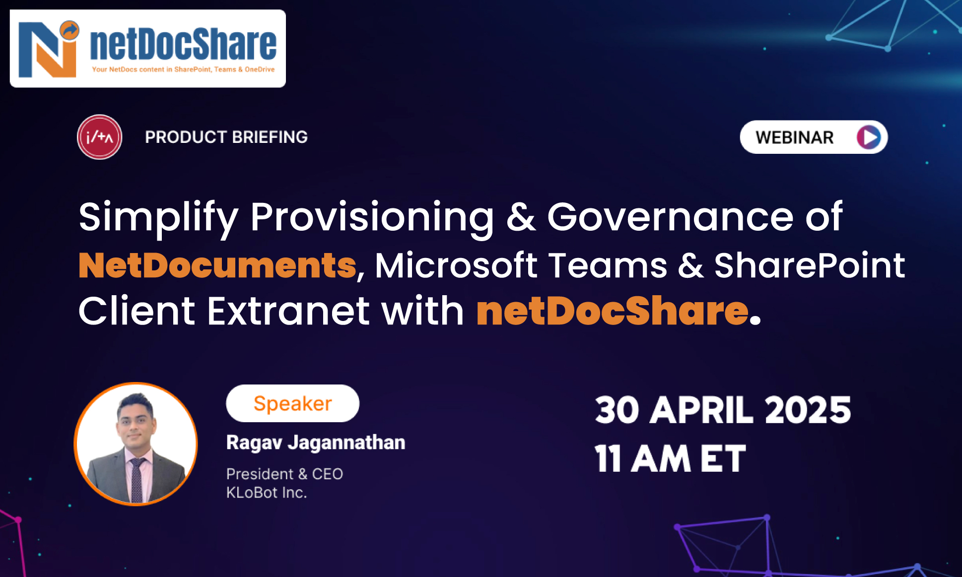 Simplify Provisioning & Governance of NetDocuments, Microsoft Teams & SharePoint Client Extranet with netDocShare