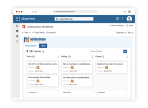 netDocShare nd-Task app Mockup