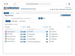 netDocShare-Provisioning