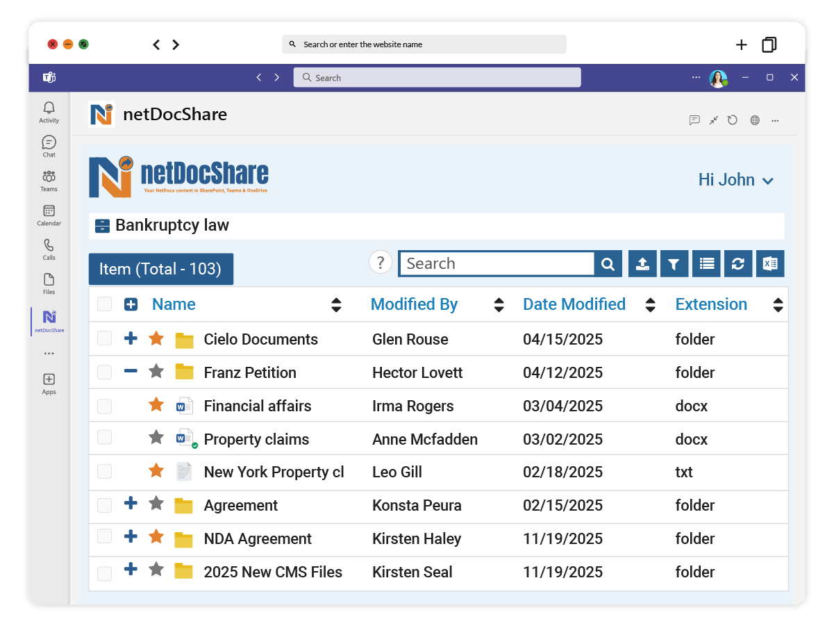 netDocShare-Teams