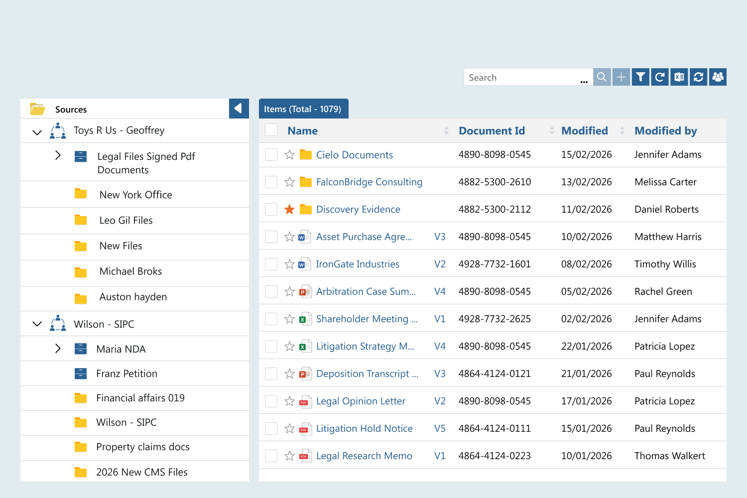 netDocShare Tree View