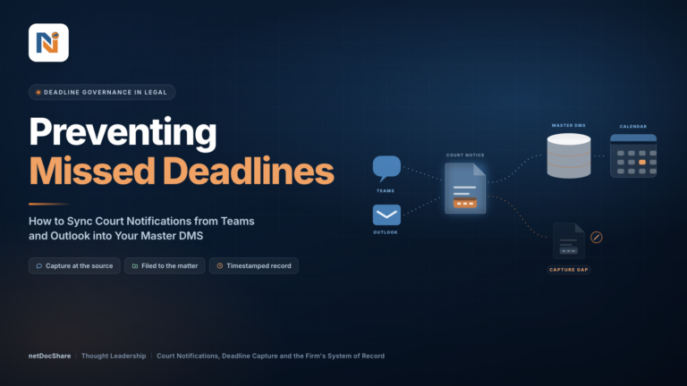 Preventing Missed Court Deadlines in Teams and Outlook